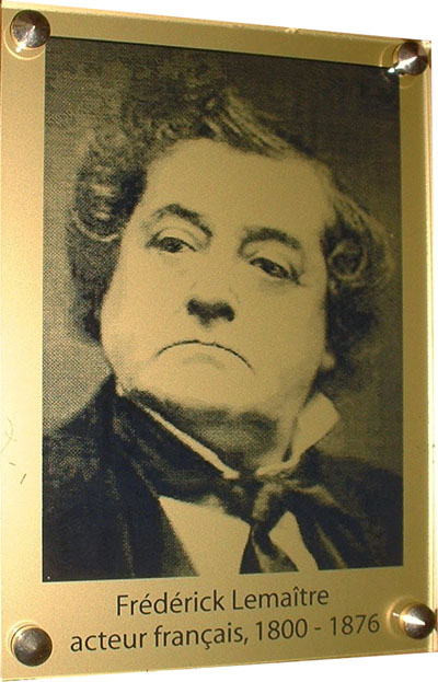 Plaque plexi or avec photo