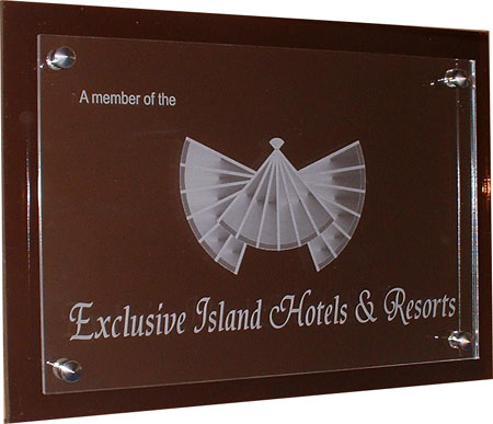 Plaque plexiglass transparent gravure d&eacute;poli