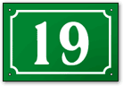 plaque numero de maison