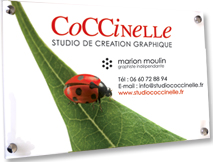 Plaque texte saisi en ligne