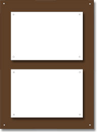 Support plexiglass fum&eacute;