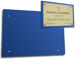 Support plexiglass couleur