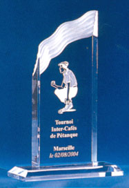 troph&eacute;e plexiglass luxe