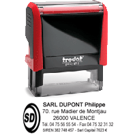 ''Text+image'' Self-inking Stamps Trodat Printy
