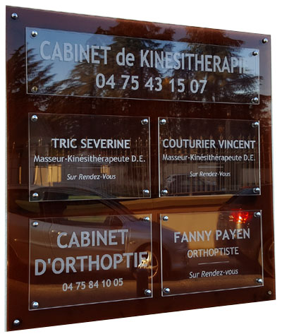 Support pour plusieurs plaques plexiglass fum&eacute;