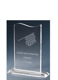 troph&eacute;e plexiglass luxe