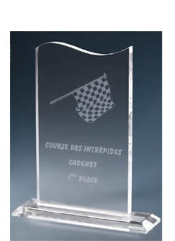 troph&eacute;e plexiglass luxe