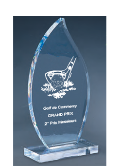 troph&eacute;e plexiglass luxe