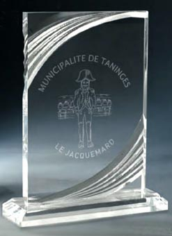 troph&eacute;e plexiglass luxe