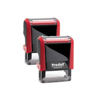Tampon Trodat 4911- Lot de 2<br>Modèle Taille ''S'' PETIT -  4 / 5 lignes8